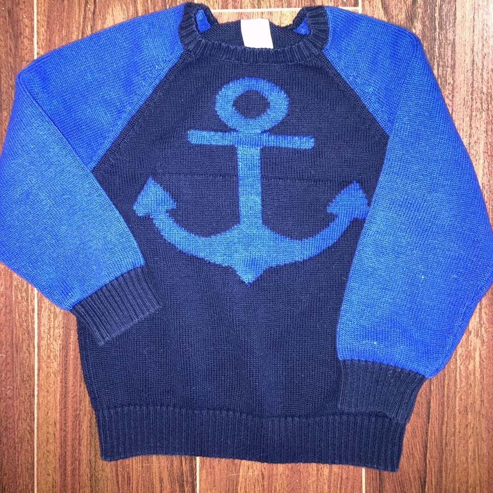 Gymboree Blue / Navy 4T Anchor Sweater